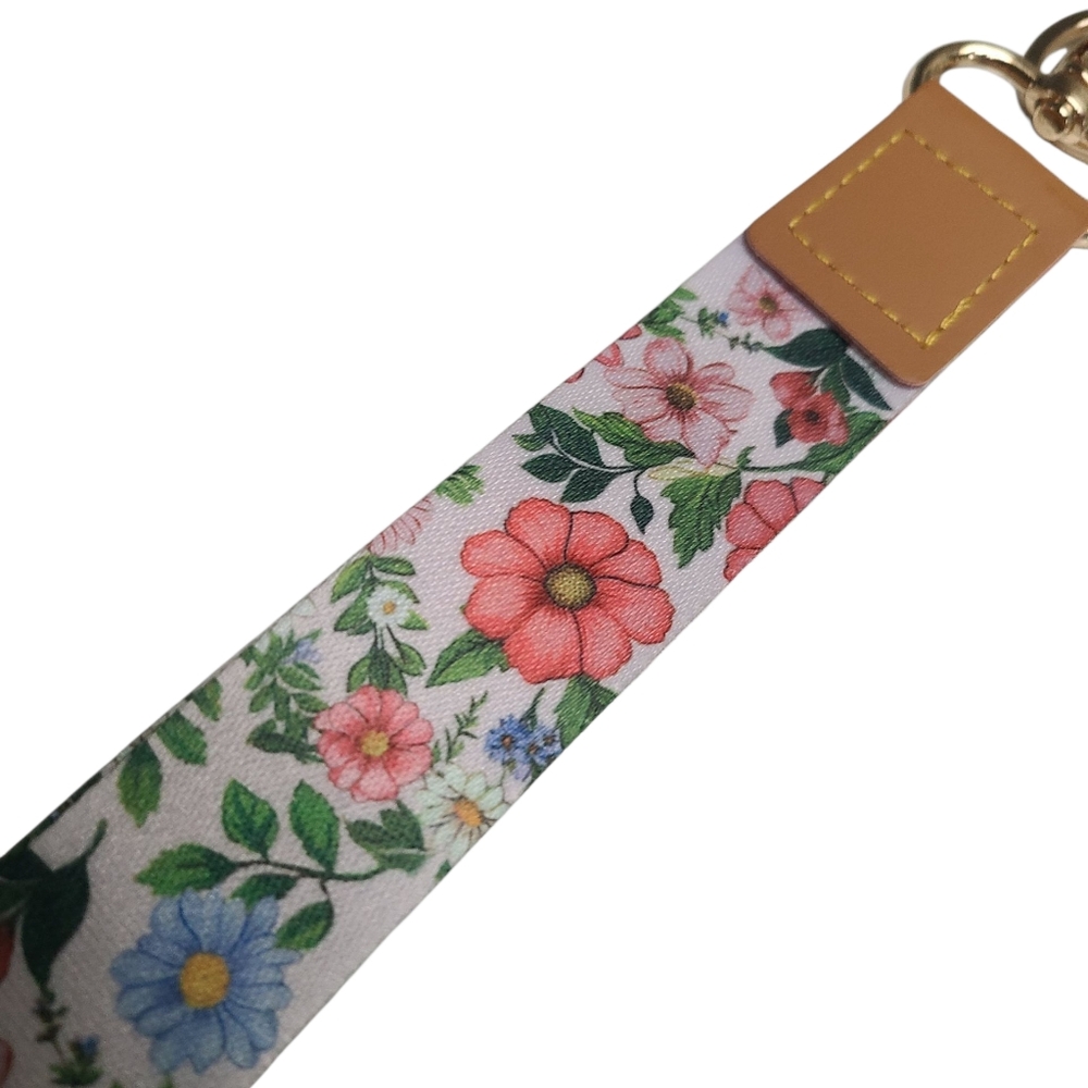 Yonlevres Wristlet Lanyard Floral For Phone Keys Passport 16" Diameter Brand New - Picture 8 of 9